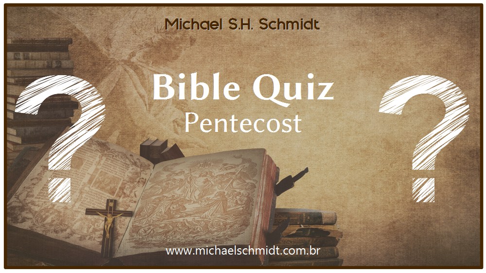 Banner Bible Quiz about Pentecost